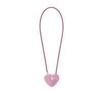 Love à cœur unique avec câble métallique long pour anniversaire de mariage, Saint-Valentin, mots de passe en forme de cœur, mots de passe, petit