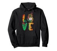 Love Akita Inu Dog Sunflower Tie Dye Leopard Pattern Sweat à Capuche
