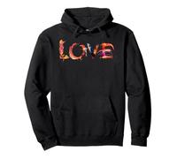 Love Amour Police Art Calligraphie Lettre Police Sweat à Capuche