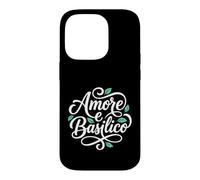 Love and Basil Amore e Basilico Donne Cuisine Italienne Coque pour iPhone 14 Pro