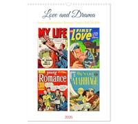 Love and Drama (Wandkalender 2026 DIN A3 hoch), CALVENDO Monatskalender