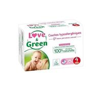 LOVE AND GREEN Couches ecolabellisees Taille 4 - 46 couches