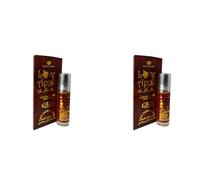 Love Apple Concentrated Perfume Oil 6ml - Pack of 2 | Long Lasting Roll-On Attar | Alcohol-Free Unisex Arabic Fragrance