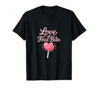 Love at First Bite Sucette en Forme de cœur T-Shirt