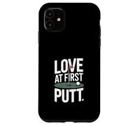 Love at First Putt Golf Romance Coque pour iPhone 11