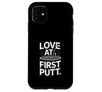 Love at First Putt Golf Romance Coque pour iPhone 11