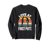 Love at First Putt Golf Romance Sweatshirt