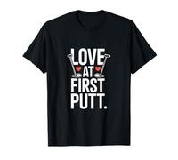 Love at First Putt Golf Romance T-Shirt