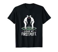 Love at First Putt Golf Romance T-Shirt