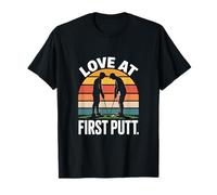 Love at First Putt Golf Romance T-Shirt