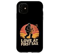 Love at First Saxophone Humoristique Bigfoot Coque pour iPhone 11