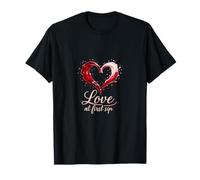 Love at First Sip Wine Heart Humour Adulte T-Shirt