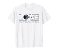 Love at First Spike Volleyball T-Shirt Graphique avec Valeur
