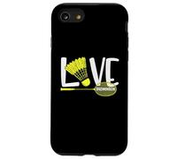 Love Badminton Cute Racket and Shuttlecock Sports Fan Player Coque pour iPhone SE (2020) / 7/8