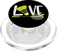 Love Badminton Cute Racket and Shuttlecock Sports Fan Player PopSockets PopGrip pour MagSafe