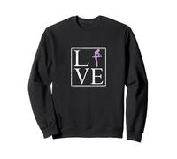 Love Ballet Ballerina in The Font Sweatshirt