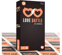 Love Battle - Le Jeu Des Défis En Couple - Jeu De Cartes - Plus De 80 Défis Hilarants - Cadeau Anniversaire Femme - Cadeau Homme - Jeux De Société Osmooz[Z1529]