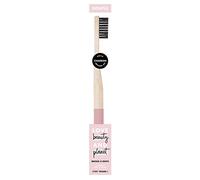 Love Beauty And Planet Brosse à Dents Manuelle Souple Vegan, Manche en Bambou Naturel, Poils infusés au charbon, Certifié Vegan x 1
