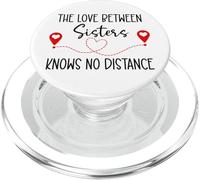 Love Between Sisters Knows No Distance Big Sister Little Sis PopSockets PopGrip pour MagSafe