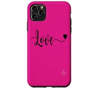 Love Black Text | Autentico marchio Italiano dolceSenso Coque pour iPhone 11 Pro Max