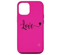 Love Black Text | Autentico marchio Italiano dolceSenso Coque pour iPhone 12/12 Pro