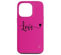 Love Black Text | Autentico marchio Italiano dolceSenso Coque pour iPhone 13 Pro