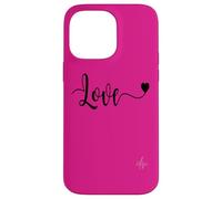Love Black Text | Autentico marchio Italiano dolceSenso Coque pour iPhone 14 Pro Max