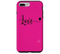 Love Black Text | Autentico marchio Italiano dolceSenso Coque pour iPhone 7 Plus/8 Plus