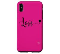 Love Black Text | Autentico marchio Italiano dolceSenso Coque pour iPhone XS Max