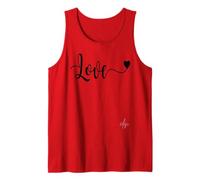 Love Black Text | Autentico marchio Italiano dolceSenso Débardeur