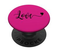 Love Black Text | Autentico marchio Italiano dolceSenso PopSockets PopGrip Adhésif