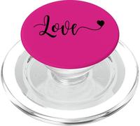 Love Black Text | Autentico marchio Italiano dolceSenso PopSockets PopGrip pour MagSafe