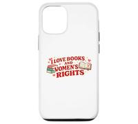 Love Books and Women's Rights Feminist Book Lover Design Coque pour iPhone 12/12 Pro