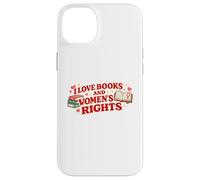 Love Books and Women's Rights Feminist Book Lover Design Coque pour iPhone 14 Plus