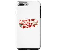 Love Books and Women's Rights Feminist Book Lover Design Coque pour iPhone 7 Plus/8 Plus