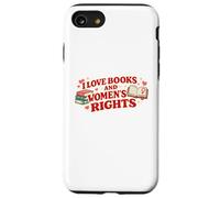 Love Books and Women's Rights Feminist Book Lover Design Coque pour iPhone SE (2020) / 7/8