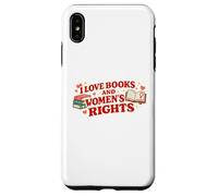 Love Books and Women's Rights Feminist Book Lover Design Coque pour iPhone XS Max