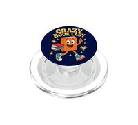 Love Books Library Bibliothécaire Research University College PopSockets PopGrip pour MagSafe