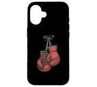 Love Boxe Gants Rétro Vintage Rouge Boxer Cadeau MMA Fighter Coque pour iPhone 16
