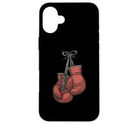 Love Boxe Gants Rétro Vintage Rouge Boxer Cadeau MMA Fighter Coque pour iPhone 16 Plus