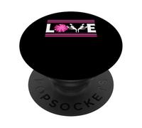 Love Cheerleading Lover Funny Cheerleader Coach Team Sports PopSockets PopGrip Adhésif