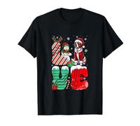 Love Christmas Santa St. Bernard Chat Cosplay Elfe Lover Owner T-Shirt Graphique avec Valeur