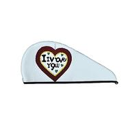 Love Confessions Bonnet pour cheveux secs en velours corail pour femme Bonnets avec boutons pour sécher les cheveux bouclés longs et épais Anti-frisottis