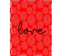 LOVE: Decorative Book for Home Décor, Staging, Stacking and Shelf Styling, Hardcover Coffee Table Book for Living Room Styling