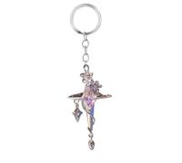 Love Deepspace ShengXingHui Collier Porte-clés 2 Pack ShengXingHui Cosplay Accessoire Étoile Pendentif Bijoux (Silver-1)