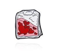 Love Delivery Broche en alliage pour transfusion sanguine et alimentation en énergie