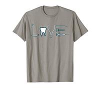 Love Dental Dentistry Tooth Dental Surgeon Dentist Gift T-Shirt