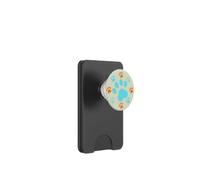 Love Dogs Cute Blue and Orange Beach Combo Paw Print Design PopSockets PopWallet pour MagSafe