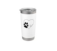 Love Dogs Cute Design Gobelet isotherme en acier inoxydable double paroi