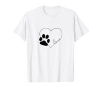 Love Dogs Cute Design T-Shirt Graphique avec Valeur
